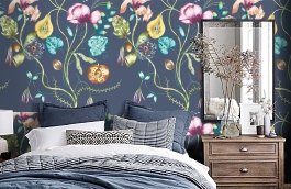 Обои 111489 фото в интерьере спальни превью