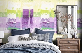 Обои SPR 24535136 фото в интерьере спальни превью