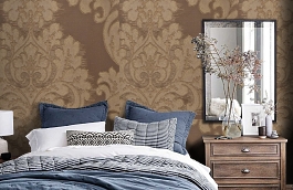 Обои 155001 фото в интерьере спальни превью