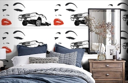 Обои 848106 фото в интерьере спальни превью