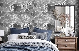 Обои 114-29058 фото в интерьере спальни превью