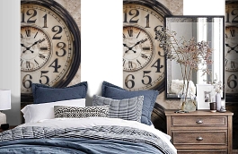 Обои HTD17305 фото в интерьере спальни превью