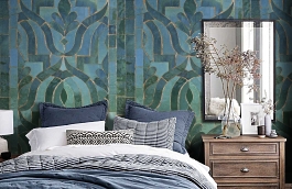 Обои NUD 19190 фото в интерьере спальни превью