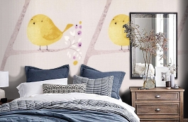 Обои MLW80025224 фото в интерьере спальни превью