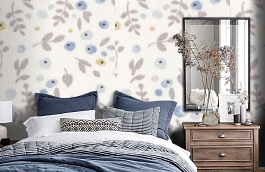 Обои MLW80036331 фото в интерьере спальни превью