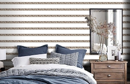 Обои PUR44531B фото в интерьере спальни превью