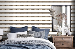 Обои PUR44602B фото в интерьере спальни превью