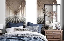 Обои MD902001 фото в интерьере спальни превью