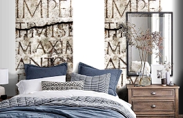 Обои MD902002 фото в интерьере спальни превью