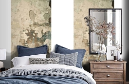 Обои MD902006 фото в интерьере спальни превью