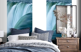 Обои MD902008 фото в интерьере спальни превью