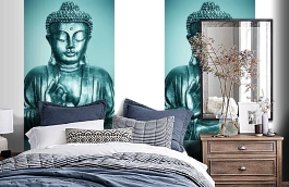 Обои MD902013 фото в интерьере спальни превью