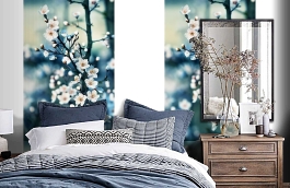 Обои MD902015 фото в интерьере спальни превью