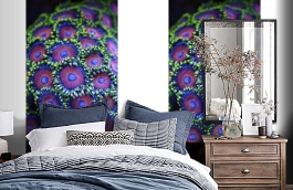 Обои MD902018 фото в интерьере спальни превью