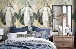 Обои 2231 фото в интерьере спальни превью