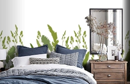 Обои DM220-3 фото в интерьере спальни превью