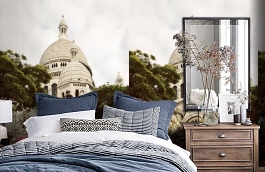 Обои E030401-4 фото в интерьере спальни превью