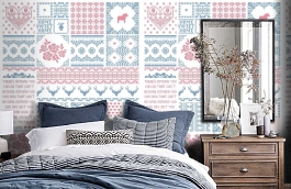 Обои P010703-4 фото в интерьере спальни превью