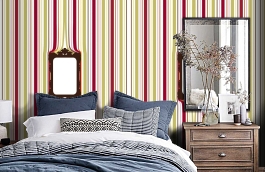 Обои P010803-4 фото в интерьере спальни превью