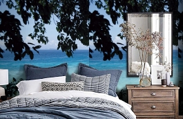 Обои P020601-4 фото в интерьере спальни превью