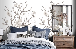 Обои P030403-4 фото в интерьере спальни превью