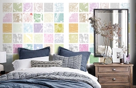 Обои P111403-4 фото в интерьере спальни превью