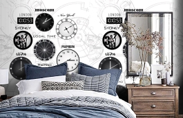 Обои P112402-4 фото в интерьере спальни превью