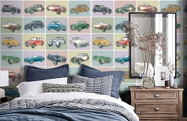 Обои P120601-4 фото в интерьере спальни превью