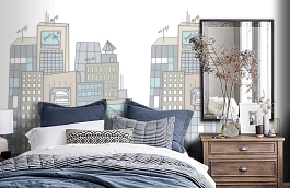 Обои P122102-4 фото в интерьере спальни превью