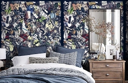 Обои P130301-4 фото в интерьере спальни превью