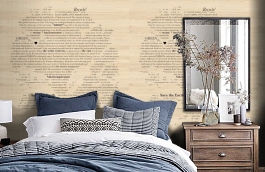 Обои P130902-4 фото в интерьере спальни превью