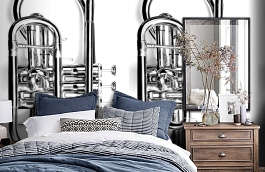 Обои P131002-4 фото в интерьере спальни превью