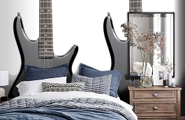 Обои P131003-4 фото в интерьере спальни превью