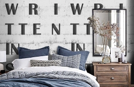 Обои P131401-4 фото в интерьере спальни превью