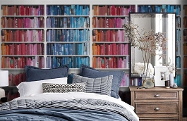 Обои P131502-4 фото в интерьере спальни превью