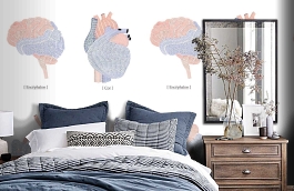 Обои P132601-4 фото в интерьере спальни превью