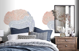 Обои P132602-4 фото в интерьере спальни превью