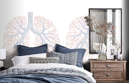 Обои P132605-4 фото в интерьере спальни превью