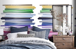 Обои P141502-4 фото в интерьере спальни превью