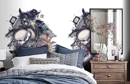 Обои P150601-4 фото в интерьере спальни превью