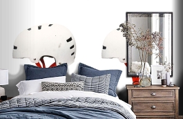 Обои P172002-4 фото в интерьере спальни превью