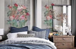 Обои P200501-4 фото в интерьере спальни превью