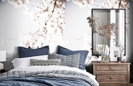 Обои P230801-4 фото в интерьере спальни превью