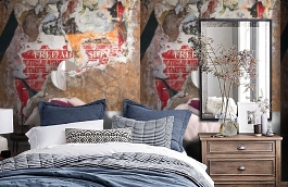 Обои P251701-4 фото в интерьере спальни превью