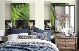 Обои SG42504M фото в интерьере спальни превью