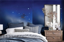 Обои 1479 lev5 804 фото в интерьере спальни превью