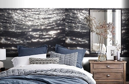 Обои 1590 lev6 604 фото в интерьере спальни превью