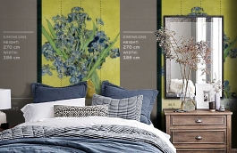 Обои 30545 фото в интерьере спальни превью