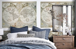 Обои 4500181 фото в интерьере спальни превью