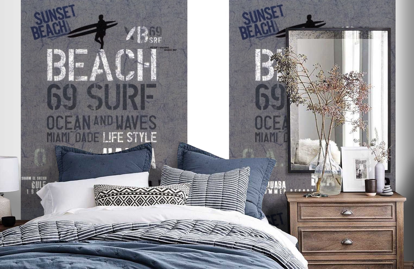 Обои SL 4 804 1622 260*186 фото в интерьере спальни Обои SL 4 804 1622 260*186 фото в интерьере спальни